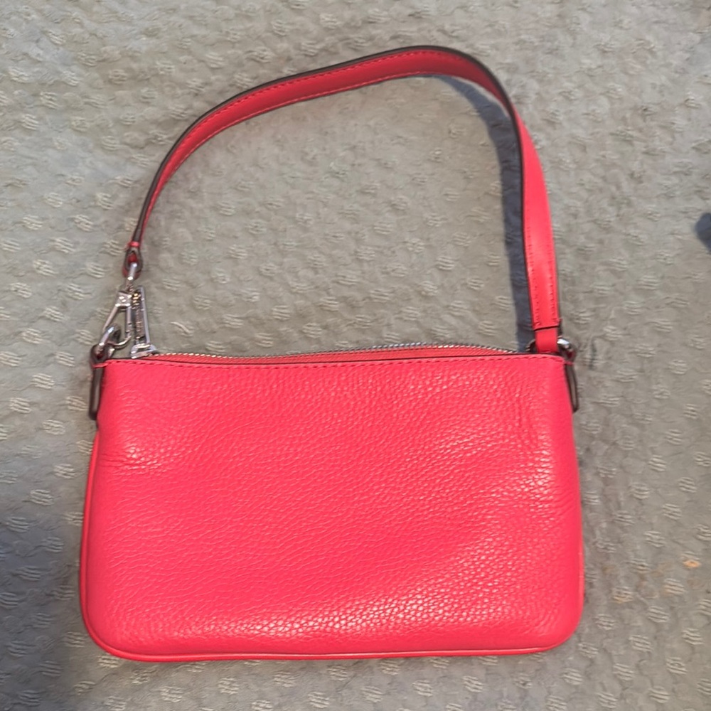 Michael Kors Pink Pebbled Leather Wristlet - Picture 3 of 4